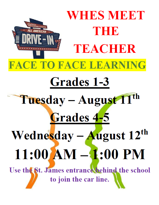 Meet the Teacher flyer